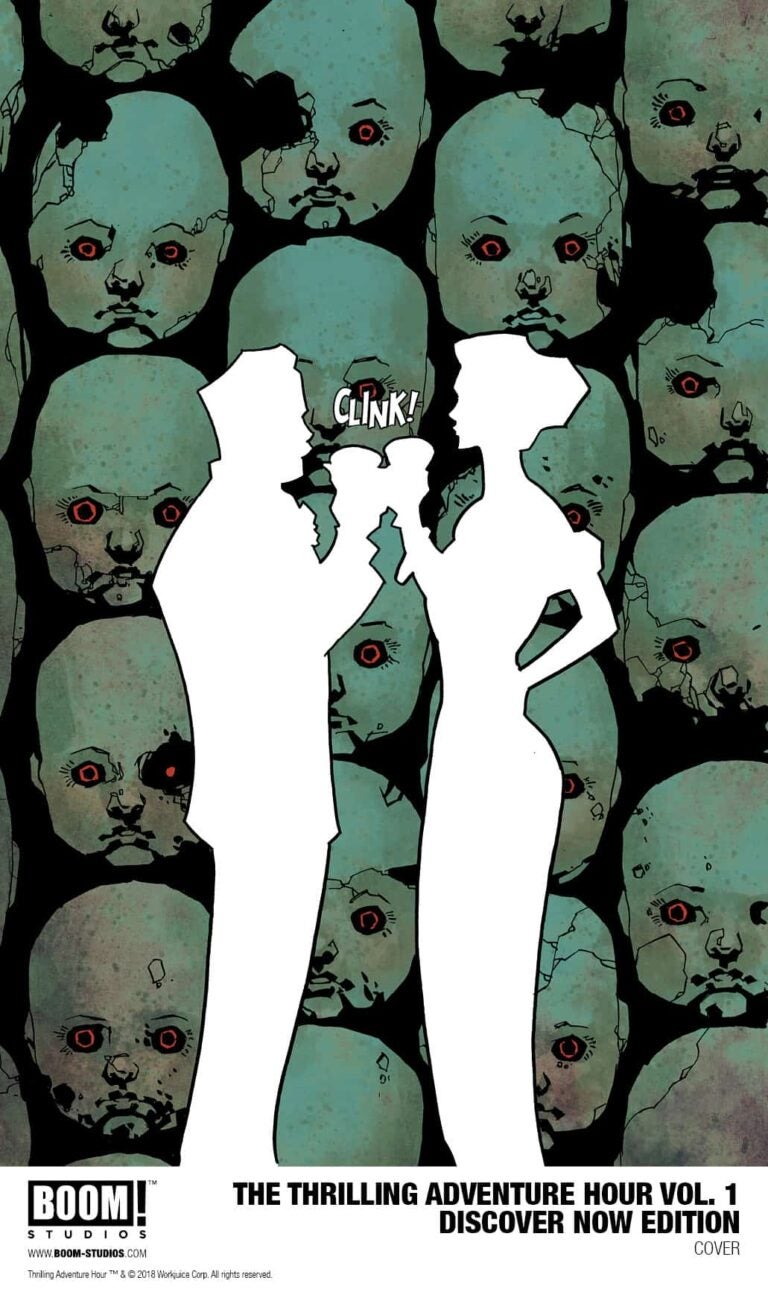The Thrilling Adventure Hour Vol. 1 cover by Phil Hester