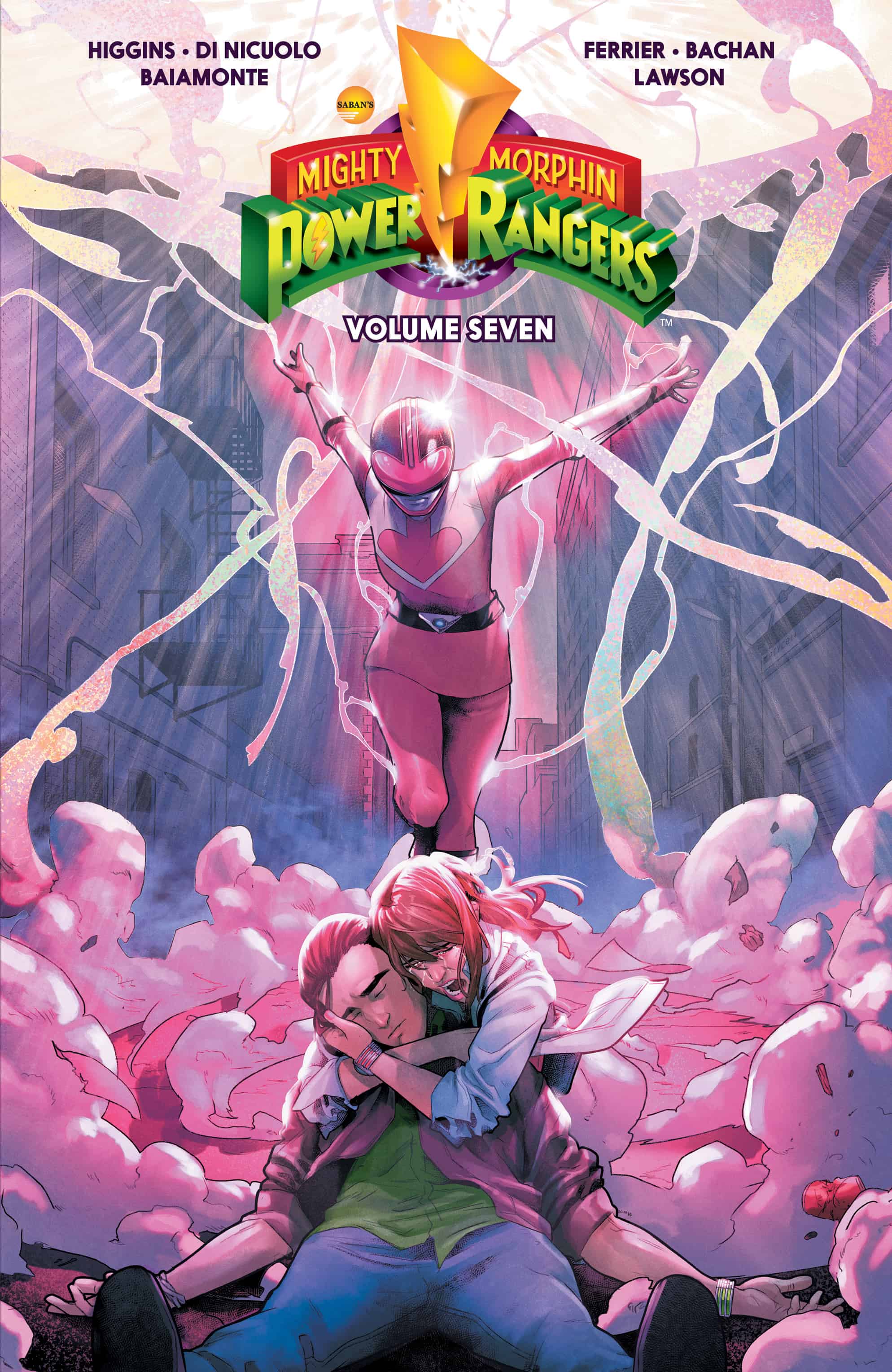 Power rangers shattered grid comic