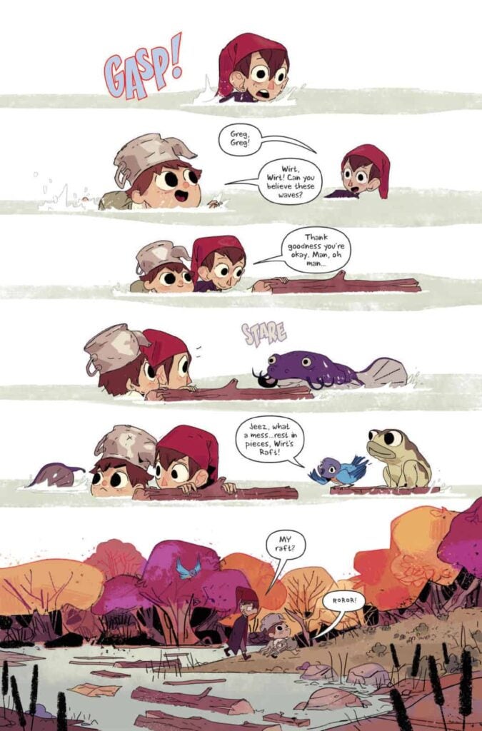 OVER THE GARDEN WALL HOLLOW TOWN 1 First Look BOOM! Studios