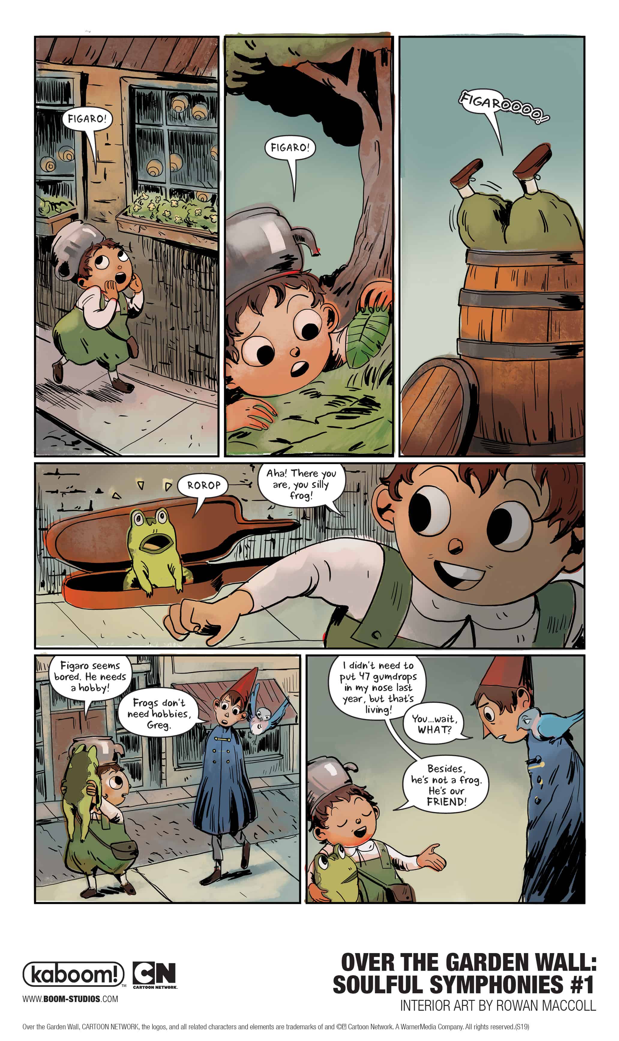 OVER THE GARDEN WALL: SOULFUL SYMPHONIES #1 First Look – BOOM! Studios OVER THE GARDEN WALL: SOULFUL SYMPHONIES #1 First Look – BOOM! Studios