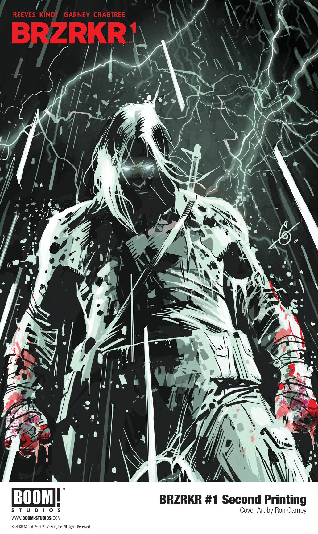 BRZRKR #1 Sold Out and Returns with a SECOND PRINTING VARIANT – BOOM ...
