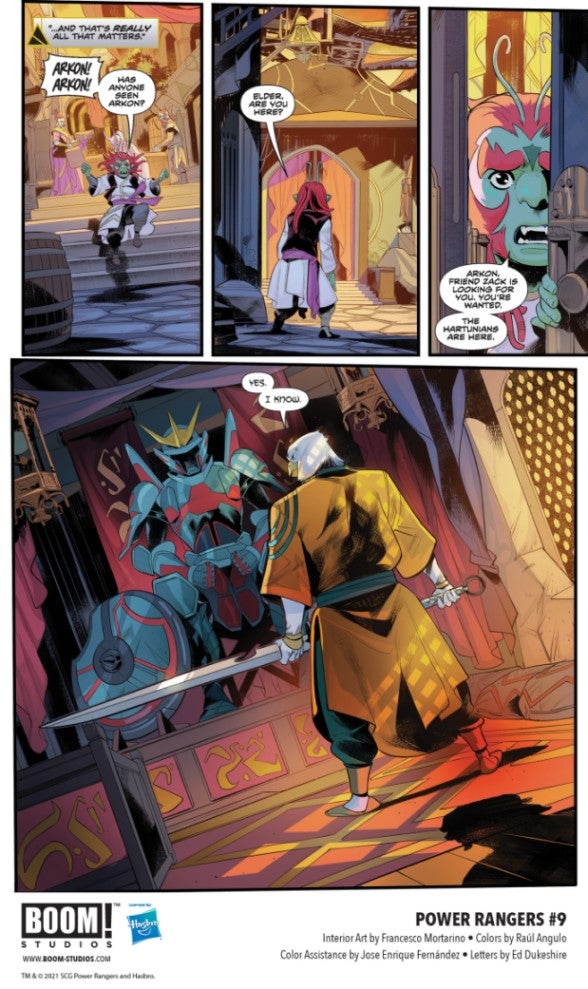 POWER RANGERS #9 First Look – BOOM! Studios
