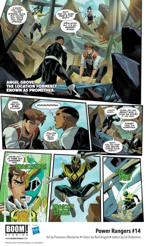 Go Go Power Rangers #14 Subscription Variant Boom Comics 1st Print EXCELSIOR BIN 