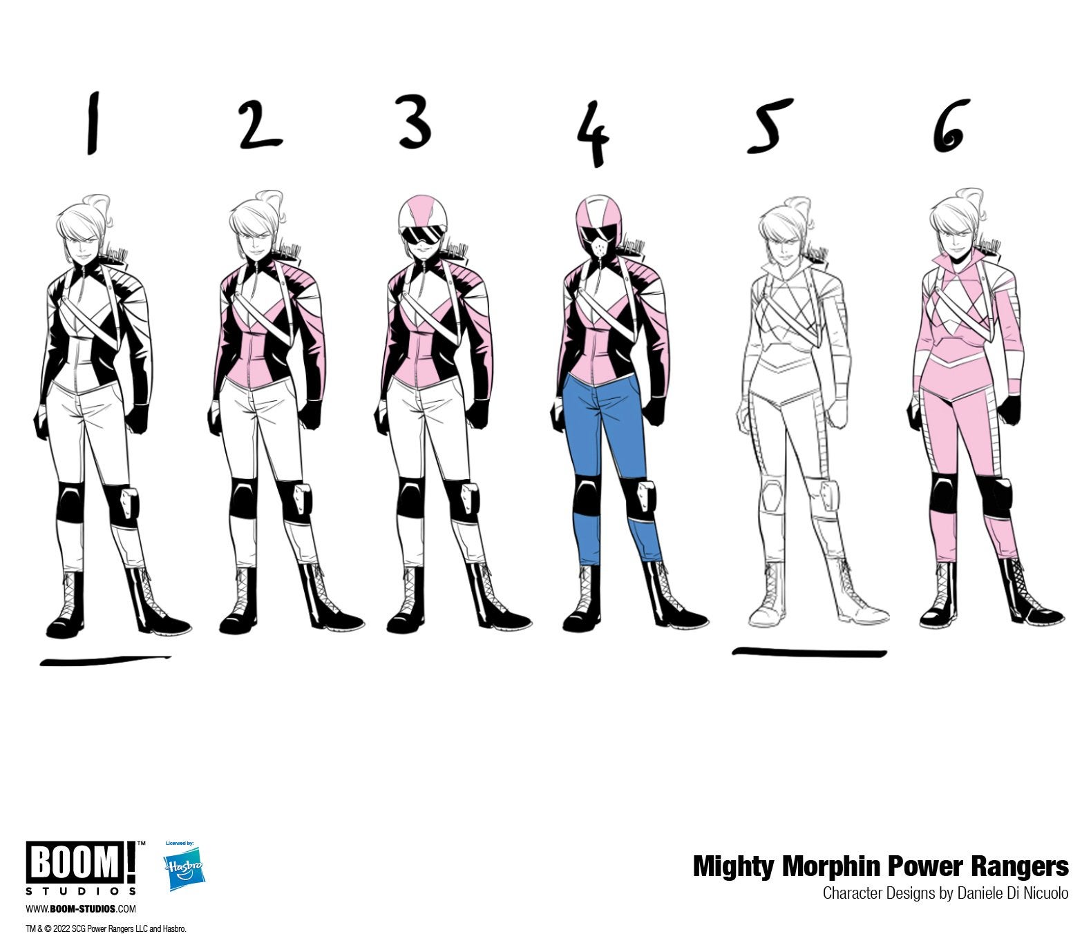 Goñi Montes Draws the Mighty Morphin Power Rangers for BOOM