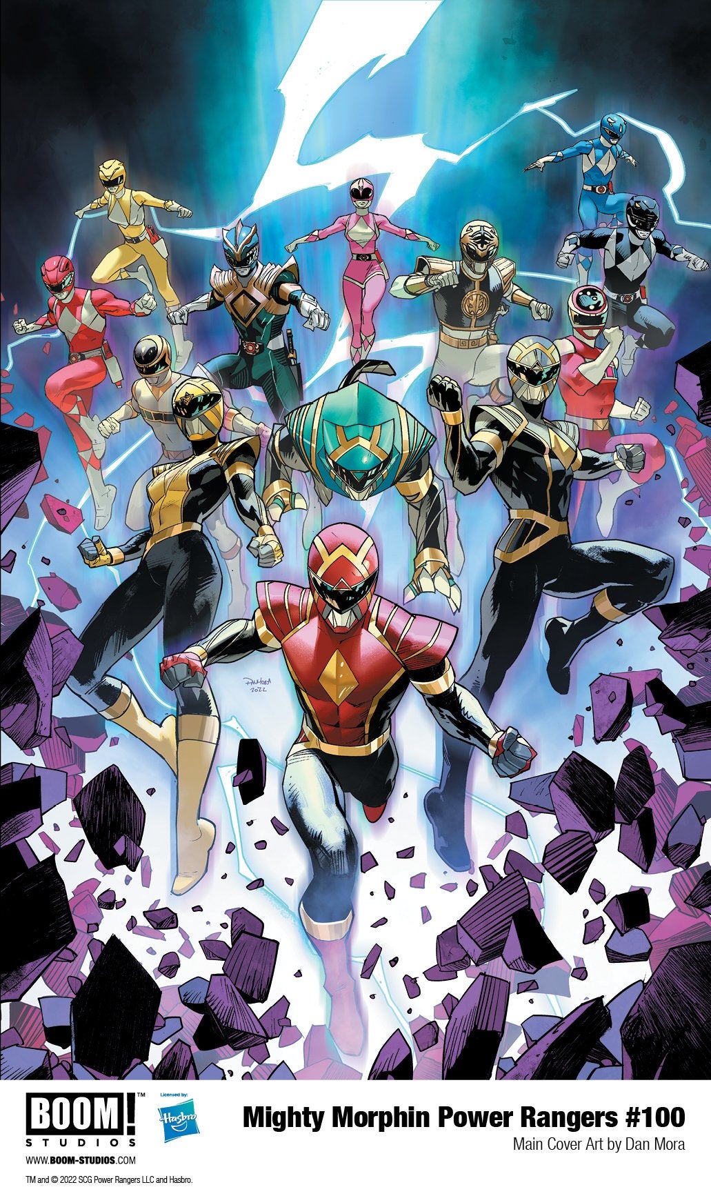 MIGHTY MORPHIN POWER RANGERS #100 Announcement – BOOM! Studios