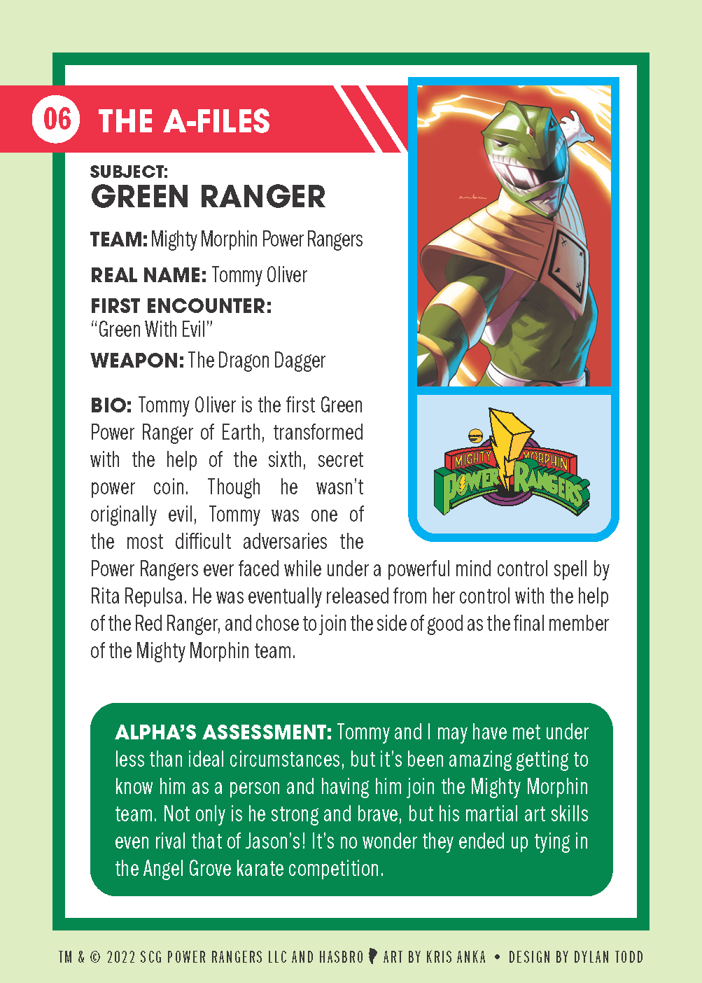 ukrudtsplante Demokrati søn Mighty Morphin Power Rangers #100 Trading Cards – BOOM! Studios