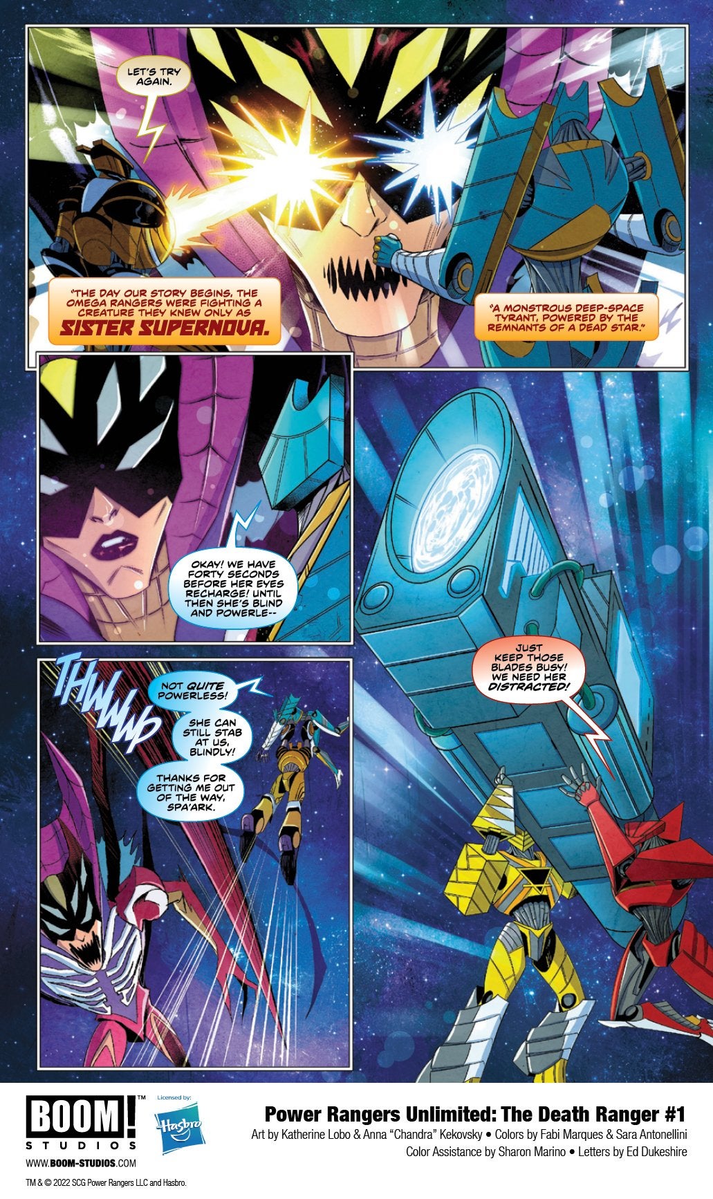 POWER RANGERS UNLIMITED THE DEATH RANGER 1 First Look BOOM! Studios
