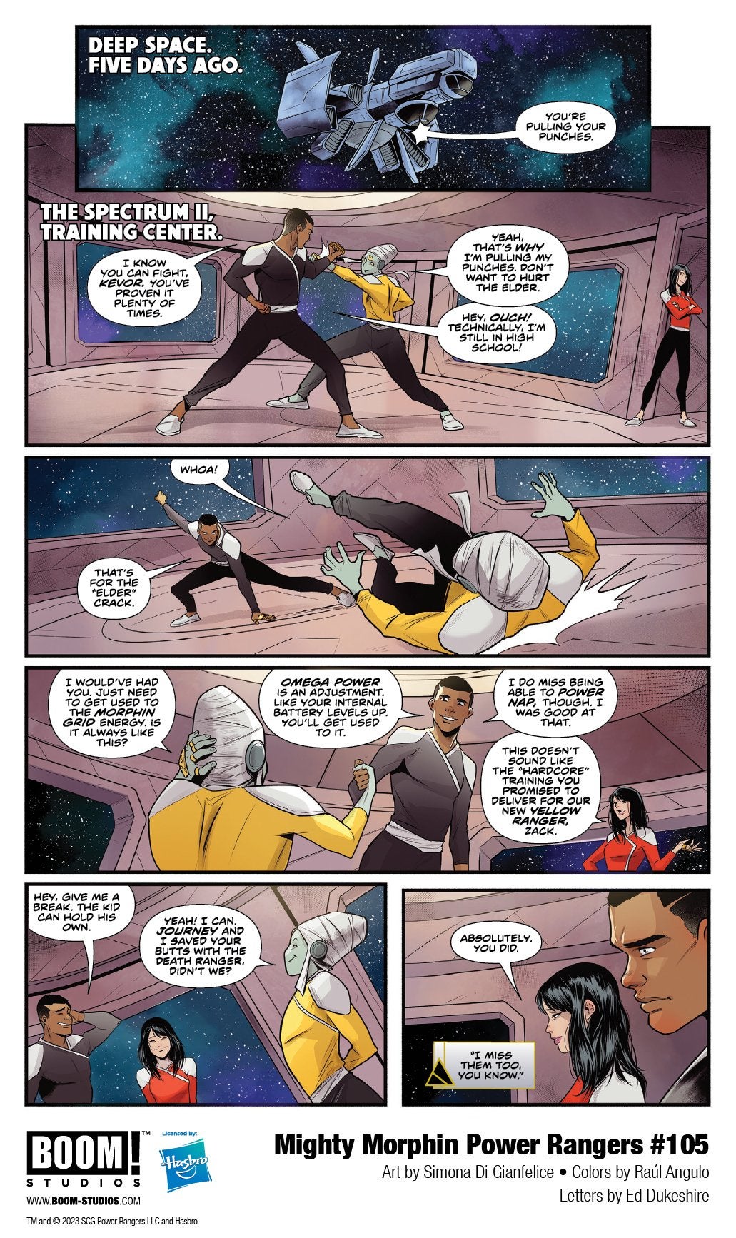 Mighty Morphin Power Rangers #105 First Look - BOOM! Studios