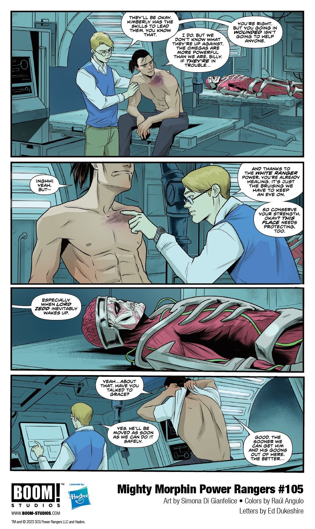Mighty Morphin Power Rangers #105 First Look - BOOM! Studios
