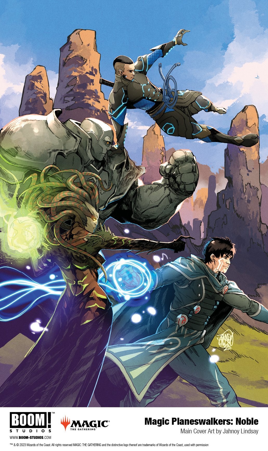 Los cómics de Magic EN ESPAÑOL  - Página 3 MagicPlaneswalker_Noble_001_Cover_A_Main_PROMO