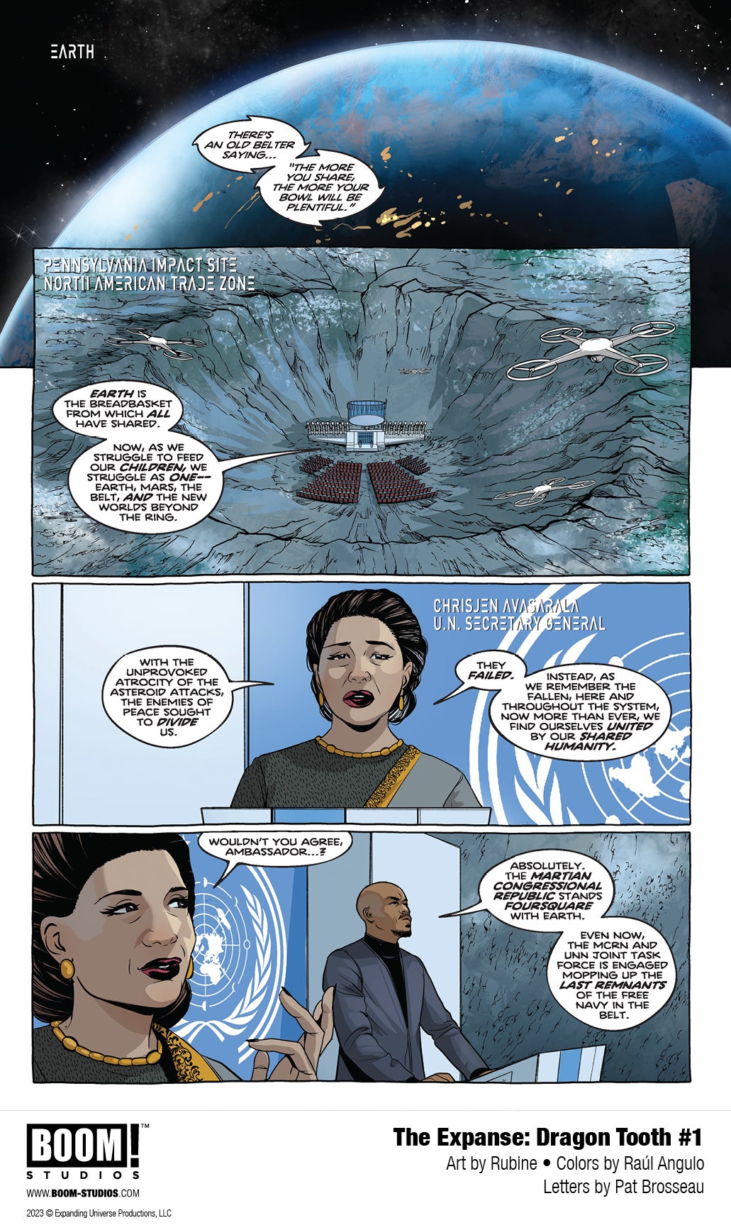 THE EXPANSE DRAGON TOOTH 1 First Look BOOM! Studios