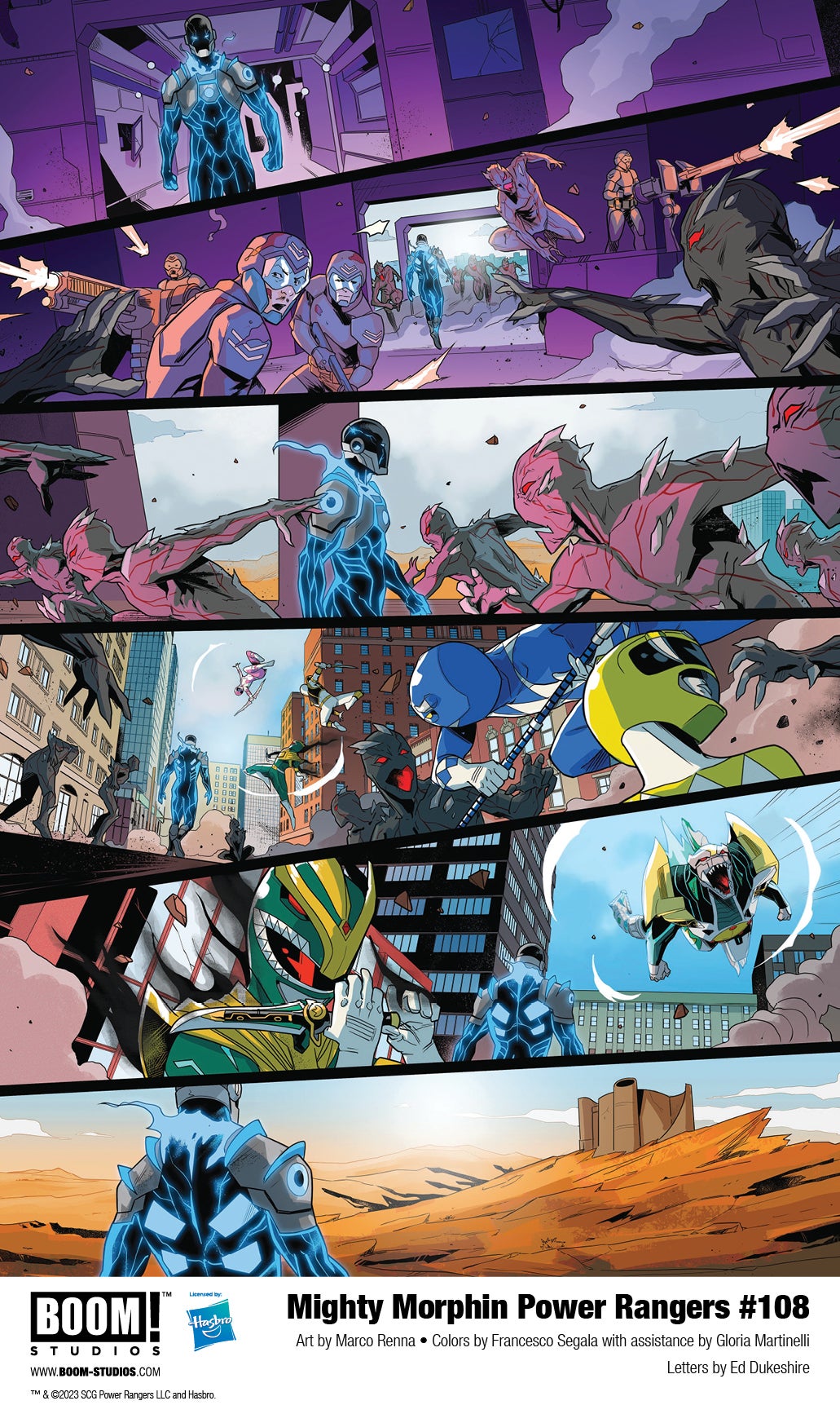 MIGHTY MORPHIN POWER RANGERS #108 First Look - BOOM! Studios