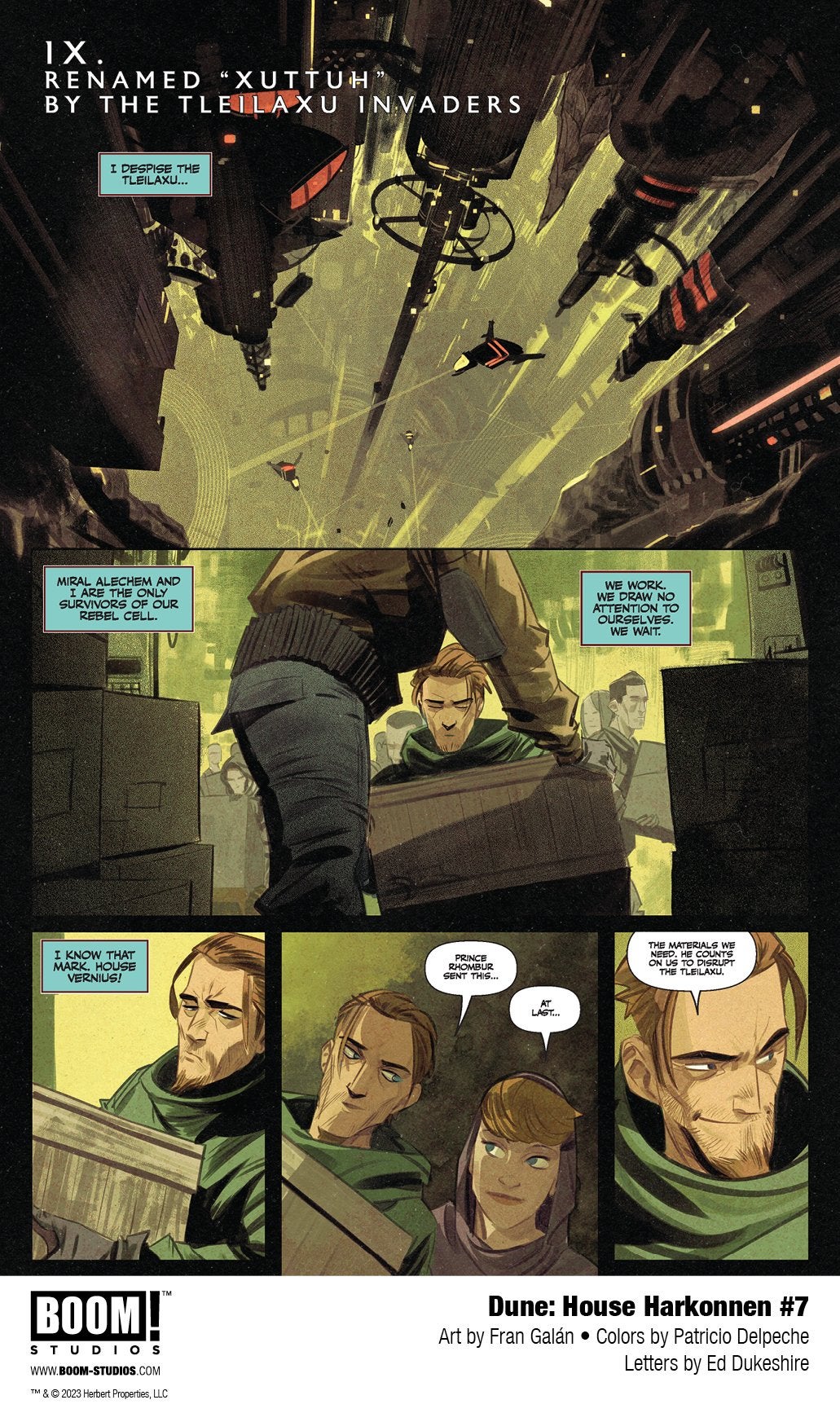 DUNE HOUSE HARKONNEN 7 First Look BOOM! Studios