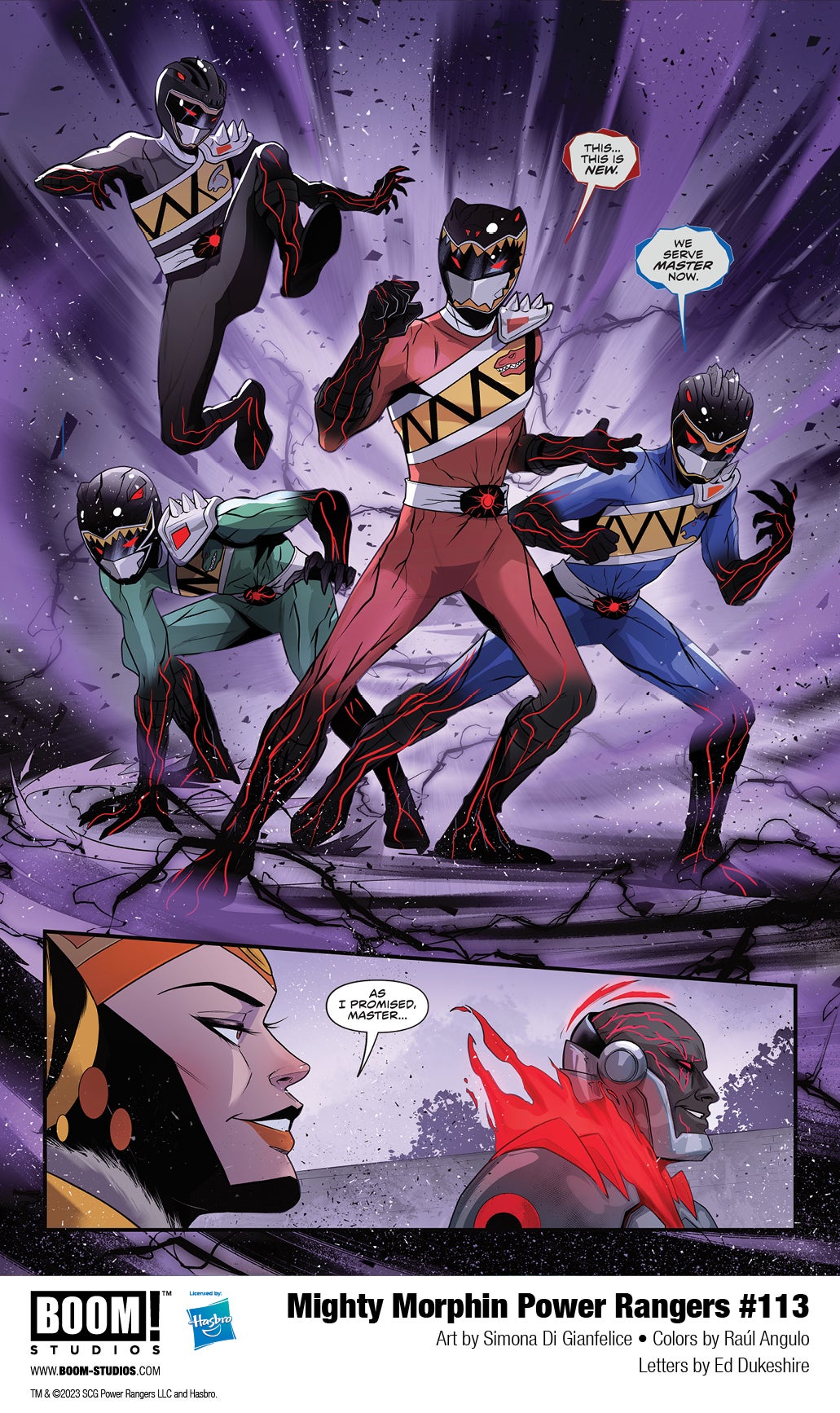 MIGHTY MORPHIN POWER RANGERS #113 First Look – BOOM! Studios