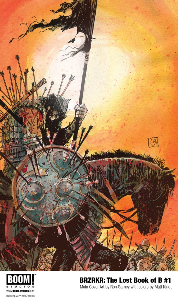 BRZRKR: THE LOST BOOK OF B Announcement - BOOM! Studios