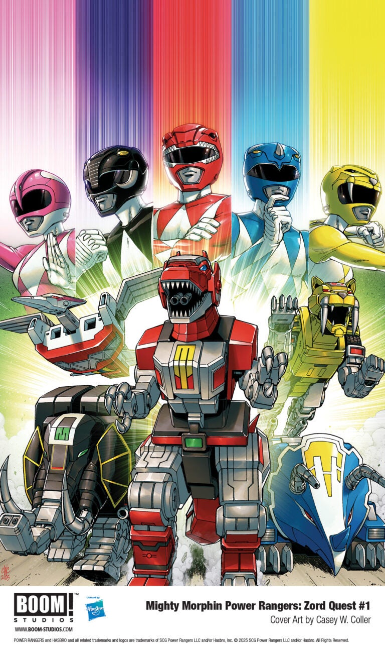 Announcement: Mighty Morphin Power Rangers: Zord Quest - BOOM! Studios