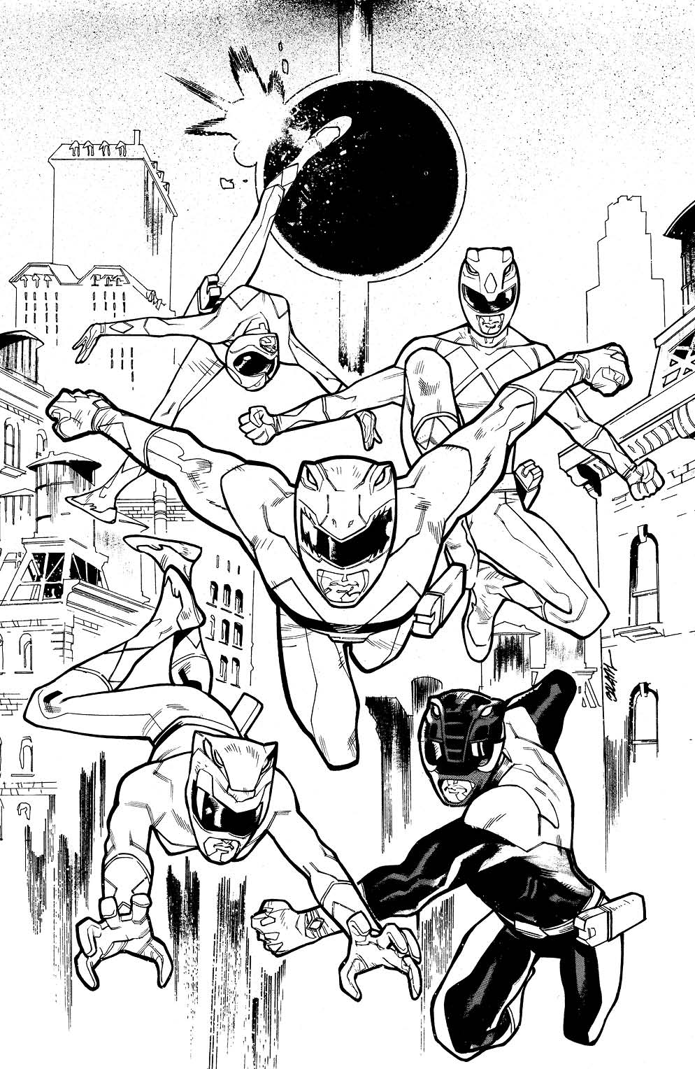 Mighty Morphin Power Rangers (2026) #2 H 1:25 INCV (Full Art, Balám)
